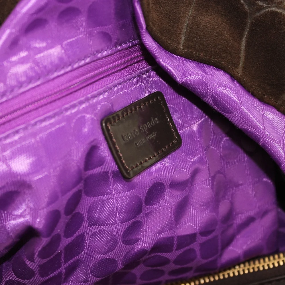 Kate Spade Brown Turnlock Shoulder Satchel